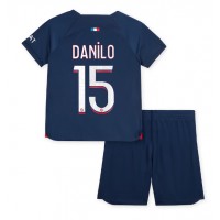 Koszulka piłkarska Paris Saint-Germain Danilo Pereira #15 Strój Domowy dla dzieci 2023-24 tanio Krótki Rękaw (+ Krótkie spodenki)